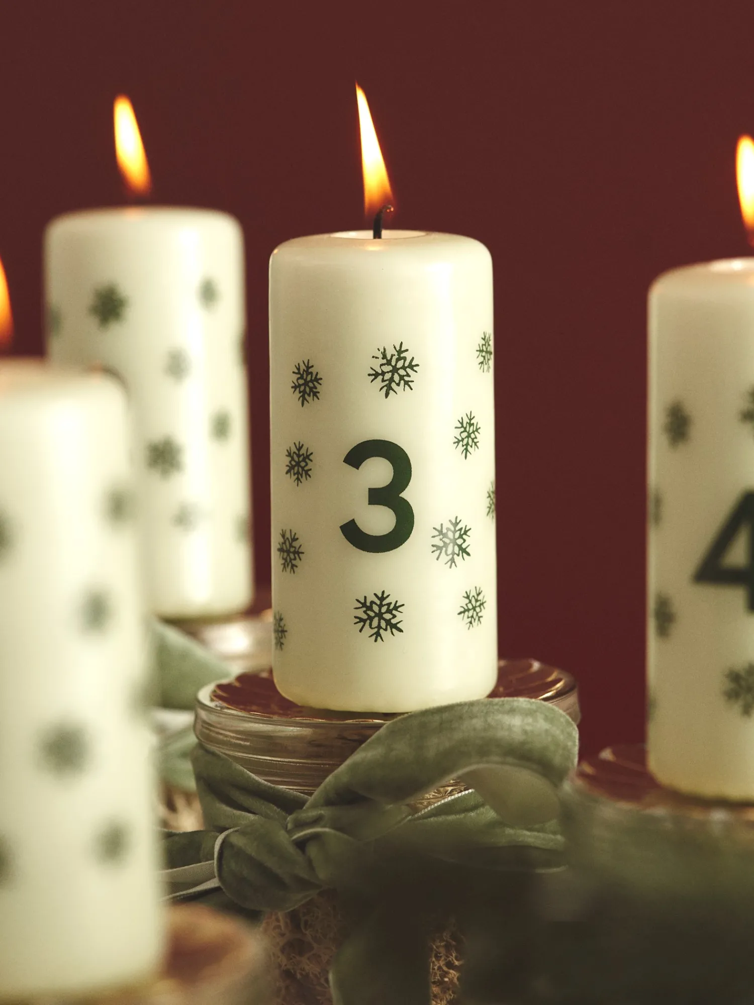 Adventslys 10 Cm Julelys|Lys