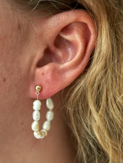 Ava-perleøreringer Øreringer