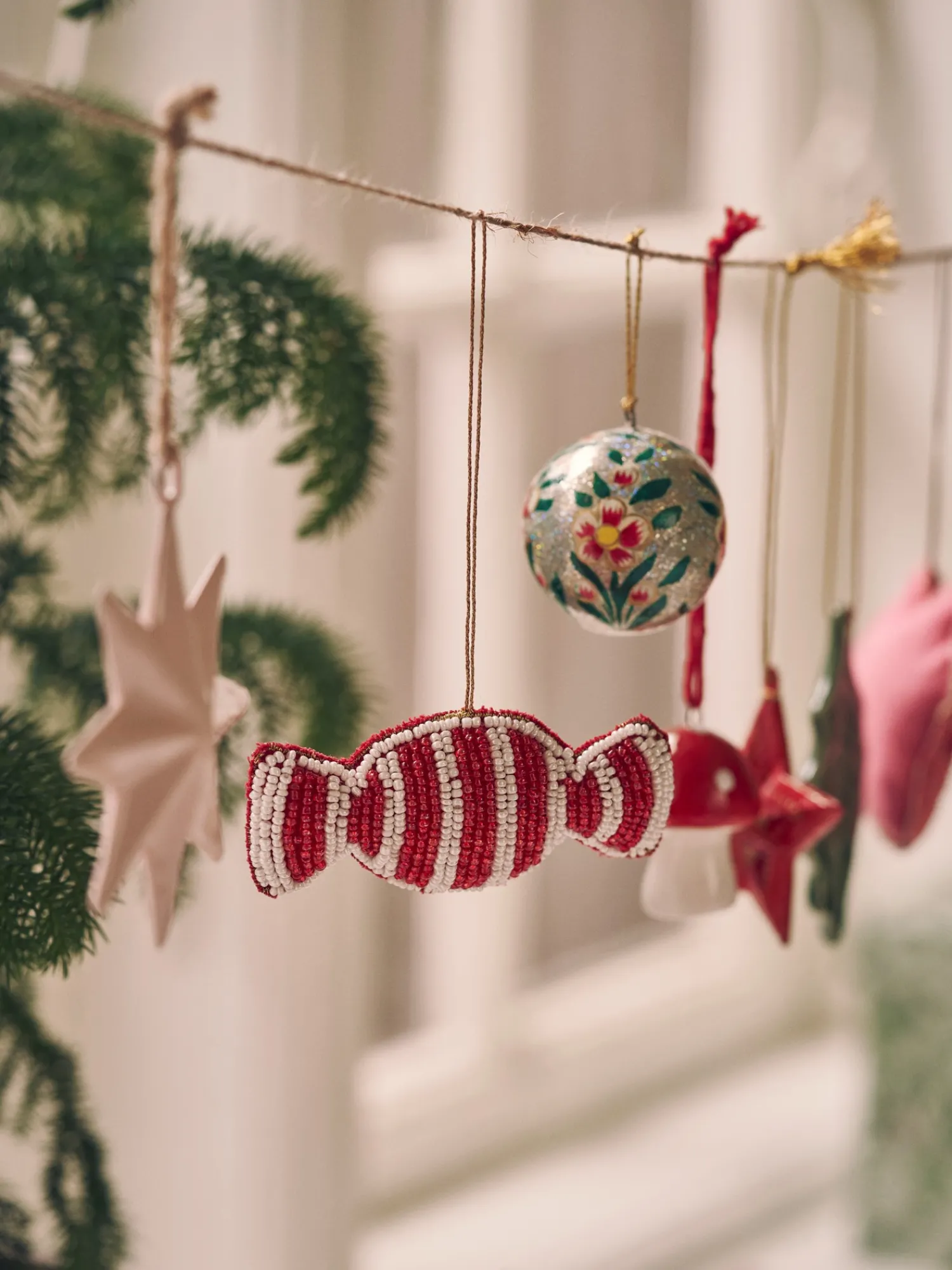 Sale Bonbonornament Av Perler Juletrepynt|Dekorasjon