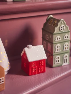 Sale Dekorativt Hus Med LED Julepynt|Dekorasjon