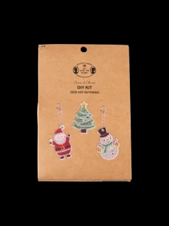 Discount DIY-julenøkkelringer Med Diamantkunst Diy-Sett