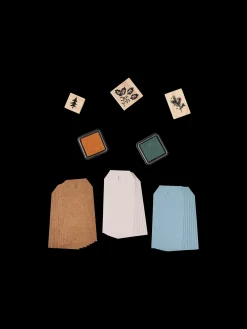 Hot DIY-manilastempelsett Jule­Innpakning|Diy-Sett