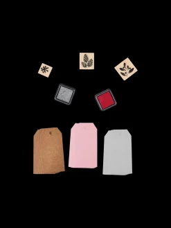 Clearance DIY-manilastempelsett Jule­Innpakning|Diy-Sett