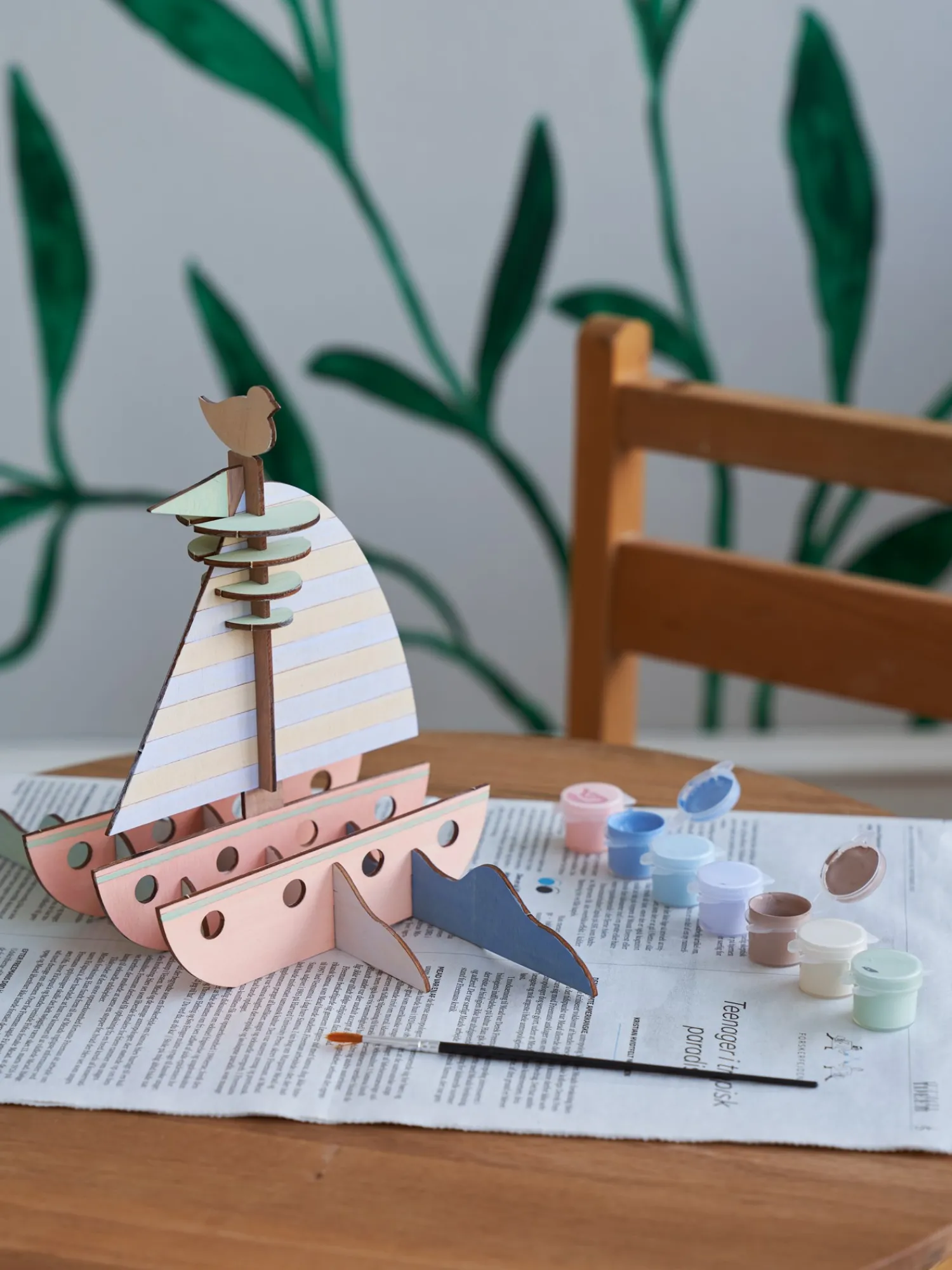 Hot DIY-trebyggesett Tilbehør Til Maling