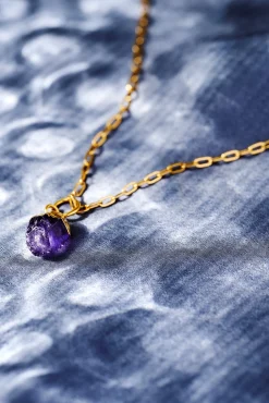 Fødselssteinanheng Februar Halskjeder