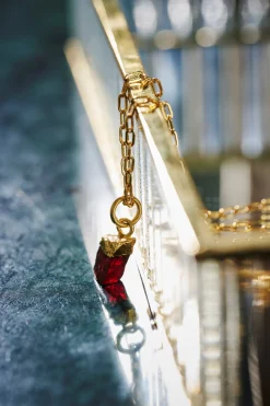 Discount Fødselssteinanheng Januar Halskjeder