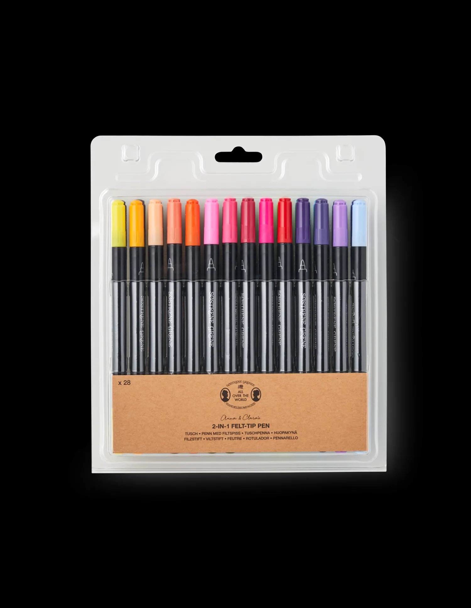 Hot Fineliner Med To Tupper SkriveRedskaper