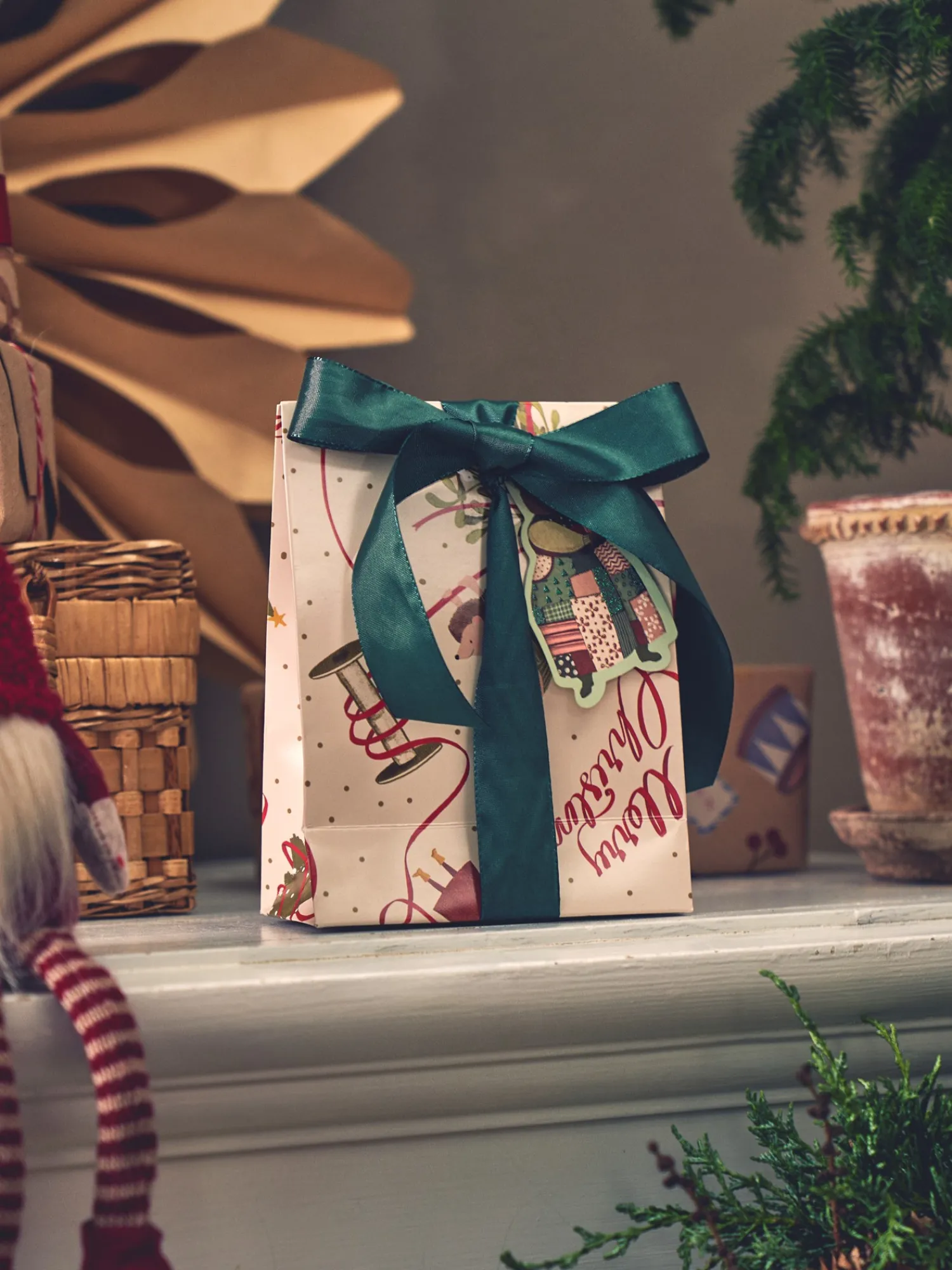 Outlet Gavepose Formet Som En Konvolutt JuleInnpakning|Gaveposer