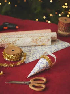 Hot Glittergavebånd Jule­Innpakning|Garn Og Sytilbehør