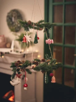 Clearance Hengende Dobbel Krans Julepynt|Dekorasjon