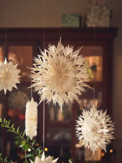 Outlet Hengende Snøkrystall Ø30 Cm Julepynt|Dekorasjon