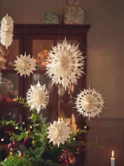 Outlet Hengende Snøkrystall Ø30 Cm Julepynt|Dekorasjon