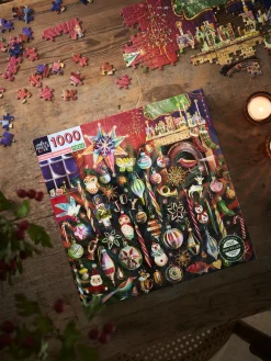 Holiday Ornaments-puslespill, 1000 Brikker Puslespill Og Spill