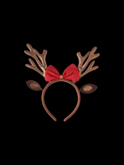 Sale Julehårbånd Med Gevir Og Sløyfe Festpynt