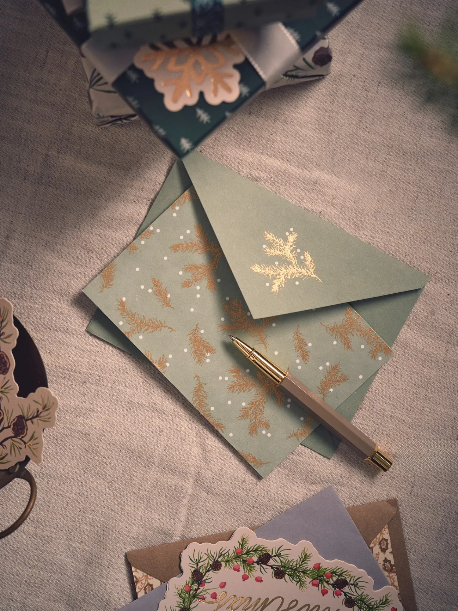 Hot Kort Med Konvolutt Julekort|Kort