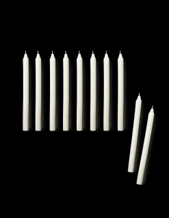 New Kronelys 29 Cm 10 Stk Lys|Koniske Lys