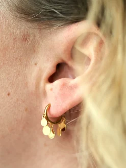 Sale Leaf Hoops Øreringer