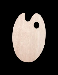 Malepalett Av Tre Tilbehør Til Maling