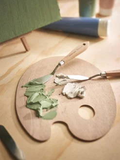 Malepalett Av Tre Tilbehør Til Maling