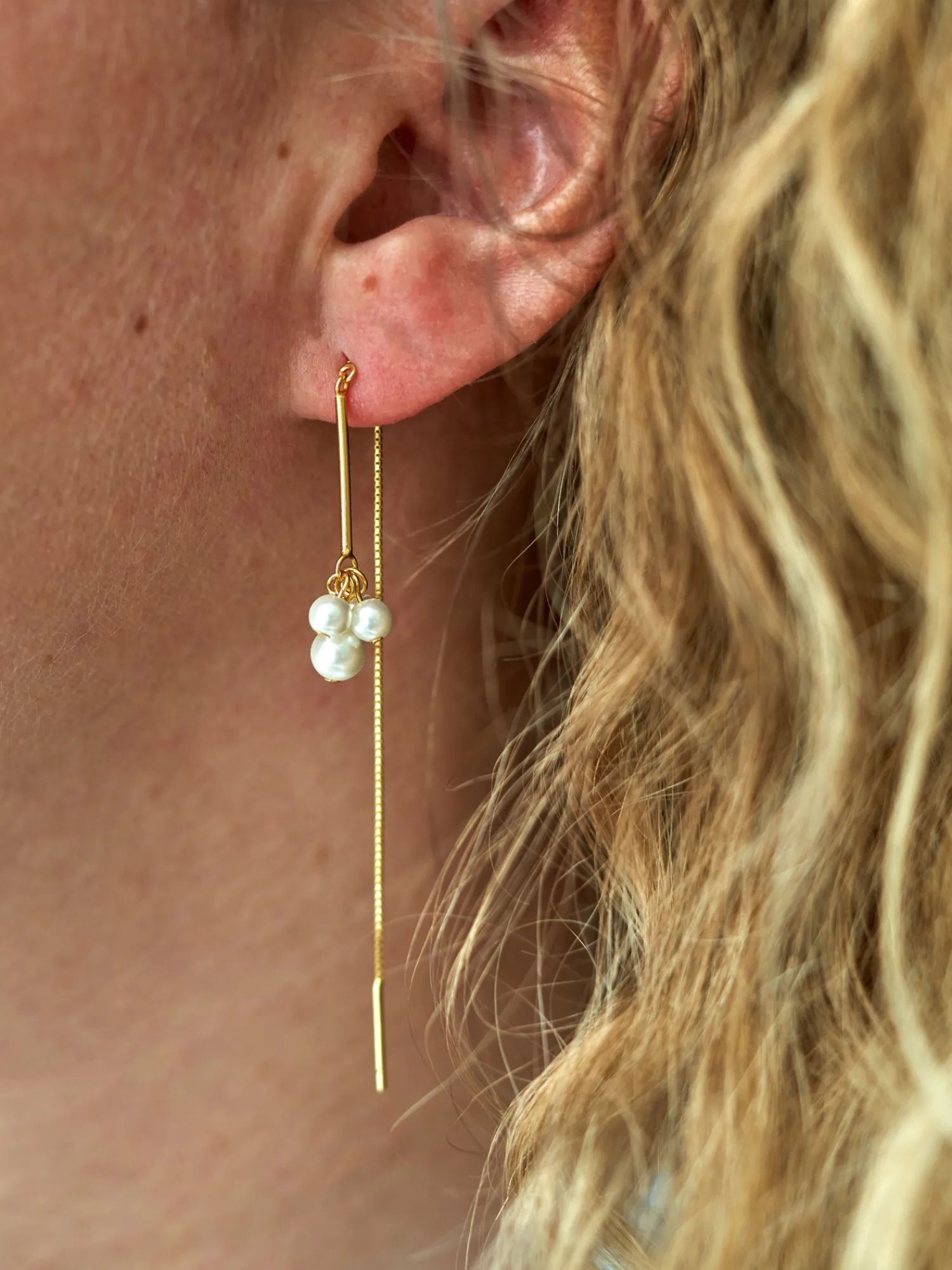 Discount Malibu-perleøreringer Øreringer