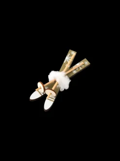 New Miniatyrskisett Julepynt|Nissedør Og Tilbehør