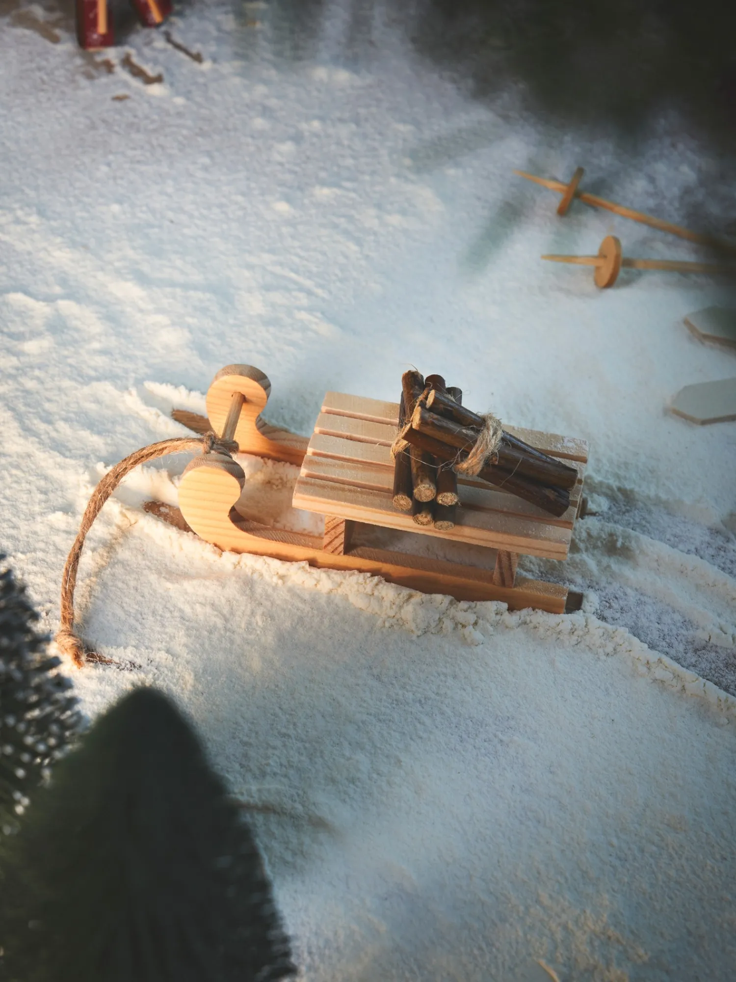 New Miniatyrslede Julepynt|Nissedør Og Tilbehør