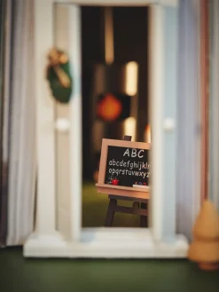 Clearance Ministaffeli Med Tavle Julepynt|Nissedør Og Tilbehør