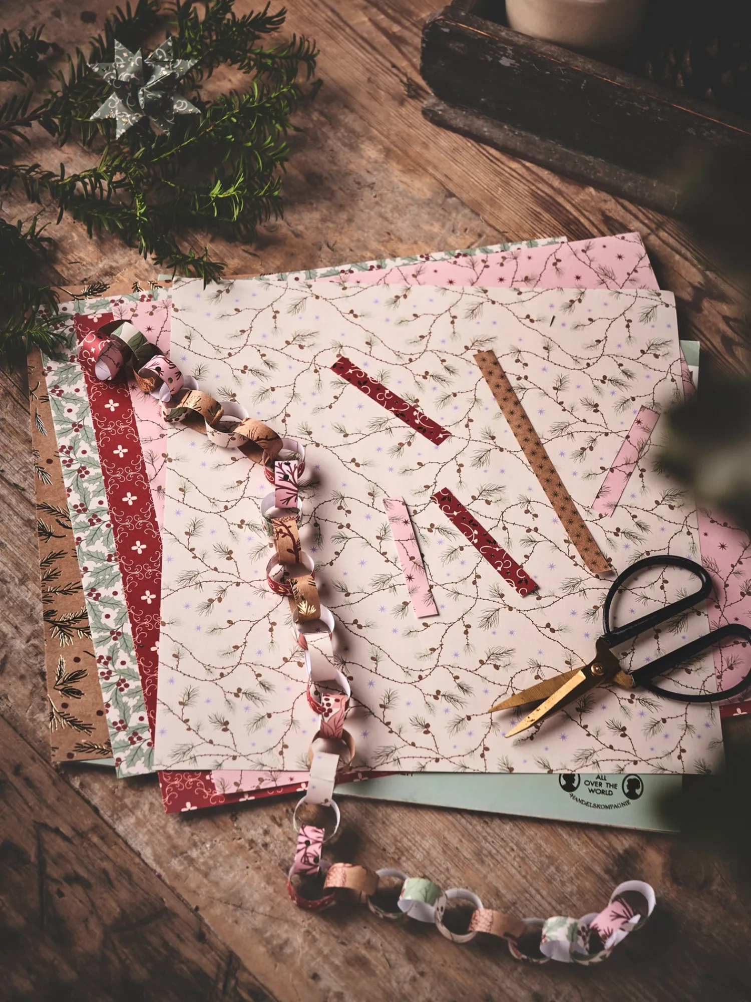 Online Motivpapir 29 X 29 Cm Skrivesaker