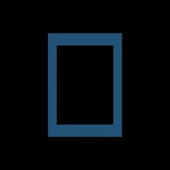 Hot Passepartout Blue – 50 X 70 / 40 X 50 Cm Rammer Og Plakater