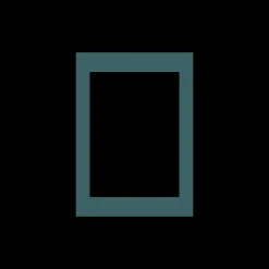 New Passepartout Indian Teal – 50 X 70 / 40 X 50 Cm Rammer Og Plakater