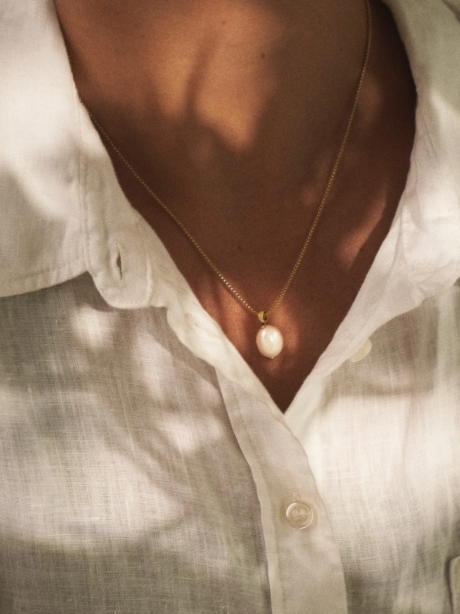 Clearance Pearl Halskjede Halskjeder