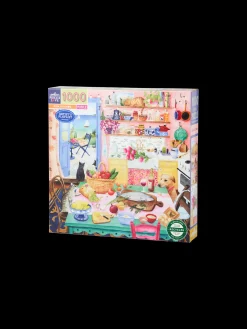 Discount Pink Kitchen-puslespill Med 1000 Brikker Puslespill Og Spill