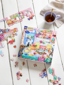 Discount Pink Kitchen-puslespill Med 1000 Brikker Puslespill Og Spill