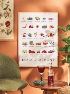 Hot Plakat Berry Symphony 50 X 70 Cm Rammer Og Plakater