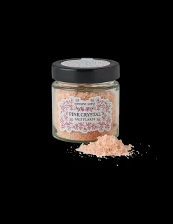 Hot Rosa Krystallformede Saltflak Småsulten