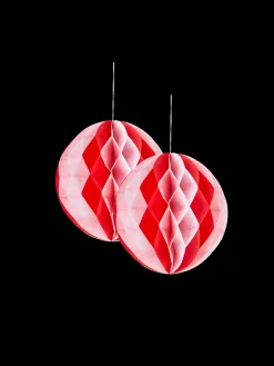 Sekskantede Pomponger Julepynt|Festpynt