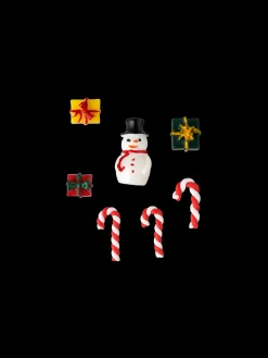 Sett Med Miniatyrjulepynt Julepynt|Nissedør Og Tilbehør