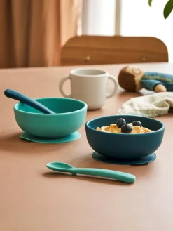 New Skåler Med Sugekopp Barneservise