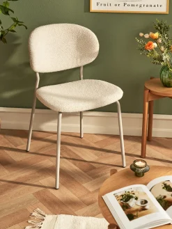 Discount Stol Med Boucléstoff - 2 Stk Stoler