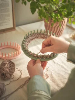 New Strikkevevsett Garn Og Sytilbehør