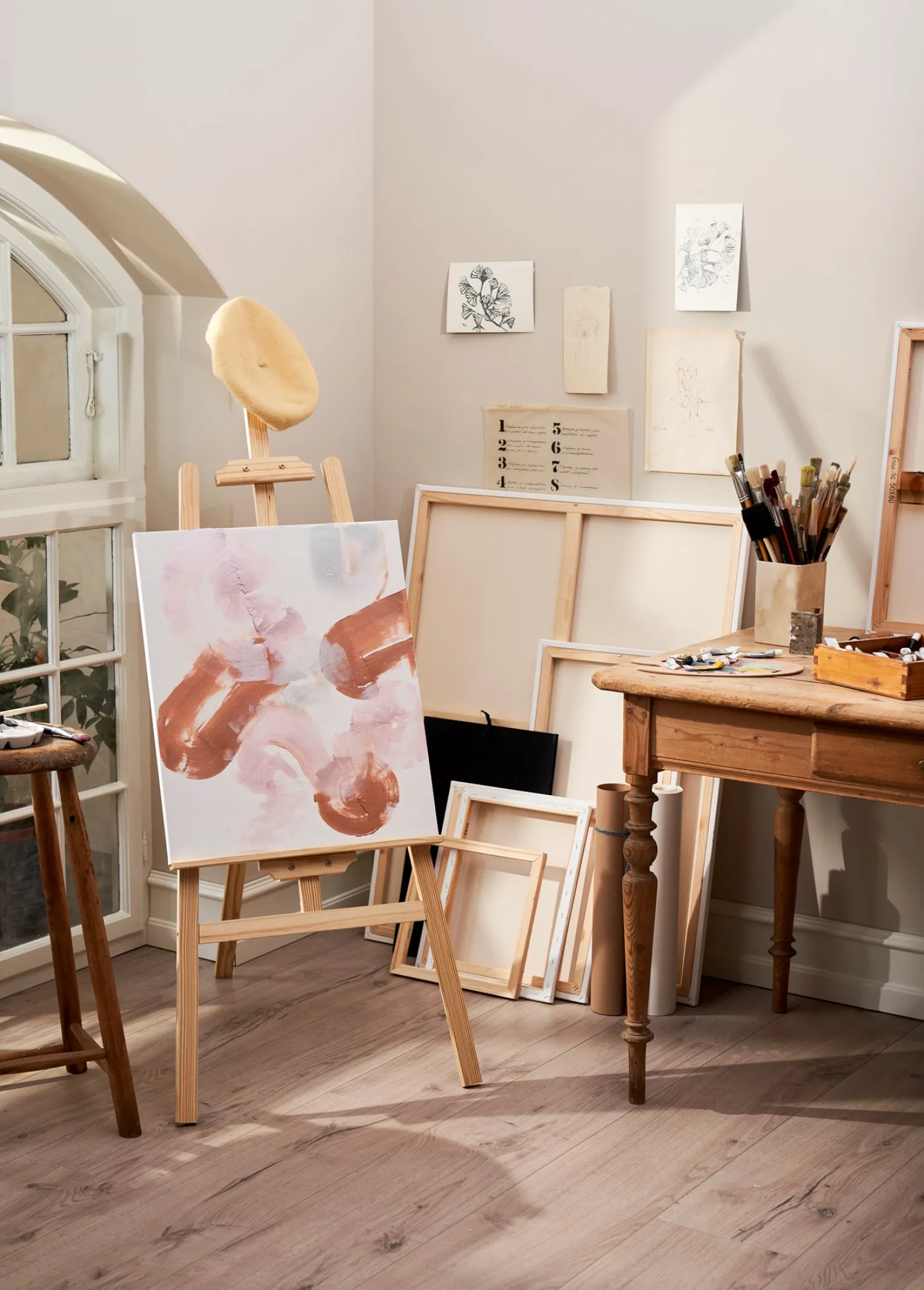 Clearance Strukket Lerret 40 X 50 Lerreter