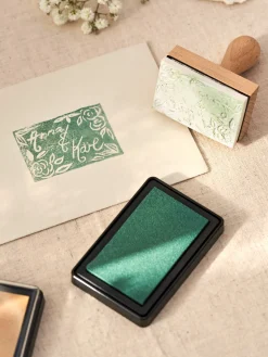 New Trestempel Med Blank Gummi Tilbehør Til Maling