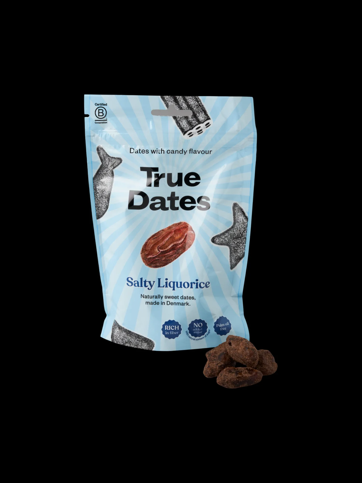 Hot True Dates Salty Liquorice Småsulten