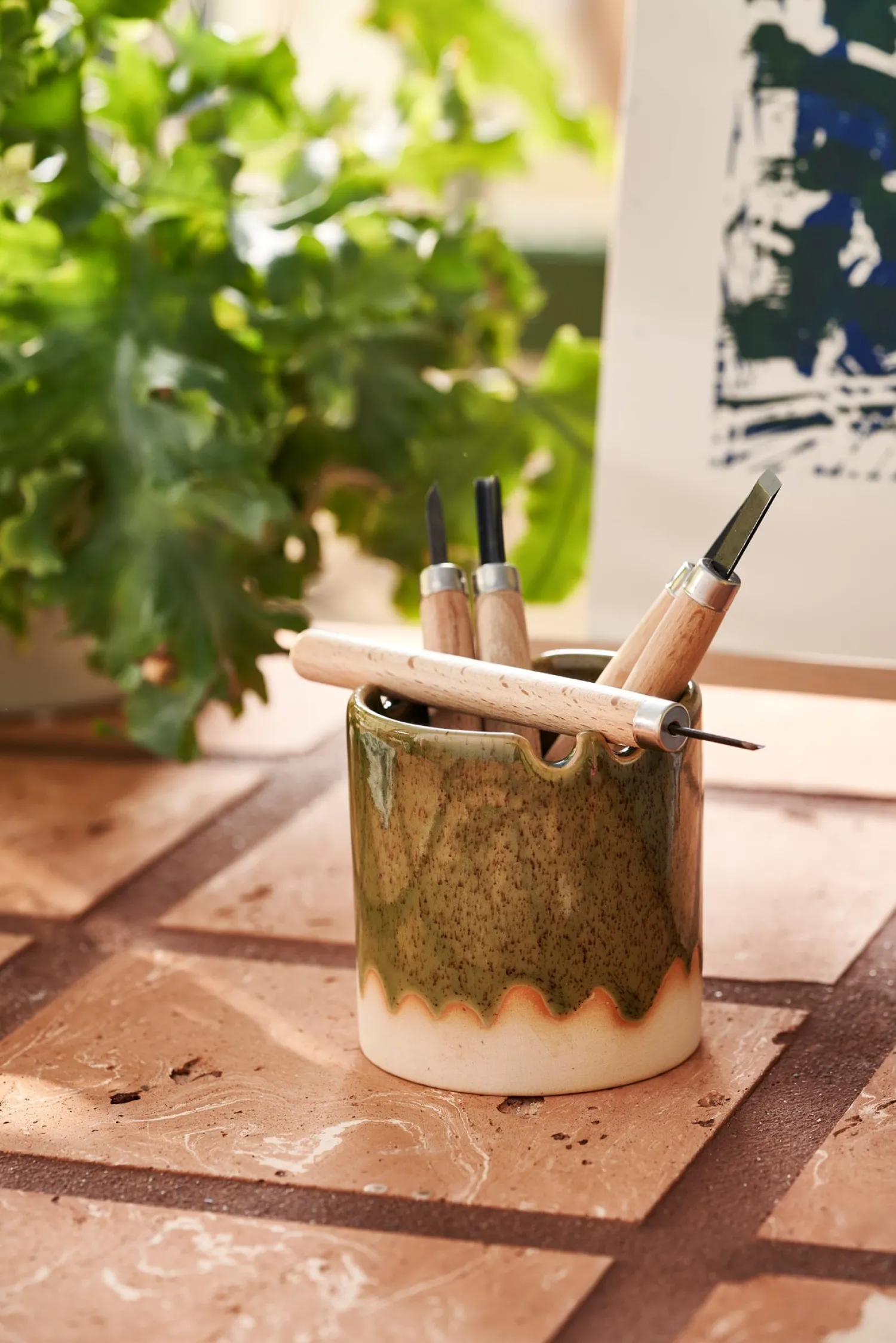 Online Utskjæringssett For Linoleumskunst Tilbehør Til Maling